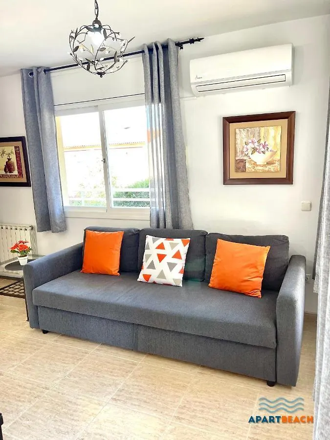 סאלו Apartbeach Green Relax Muy Luminoso Junto Playa Y Barbacoa דירה